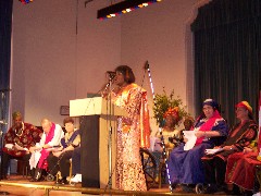 Helen Ike (African Princess); Black History month concert; MCH